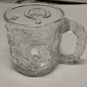 Batman Themed Clear Glass Mug